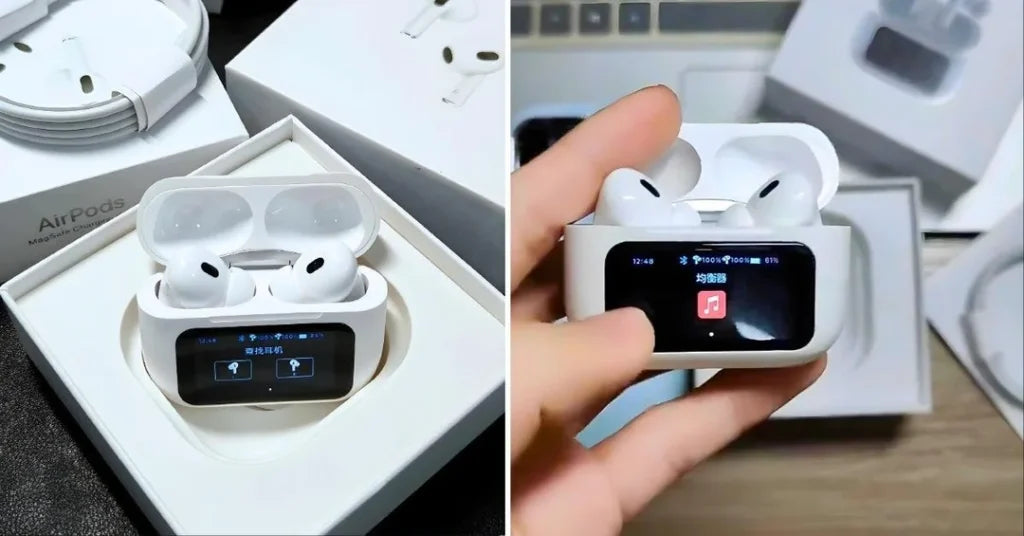 AirPods Ultra con pantalla touch